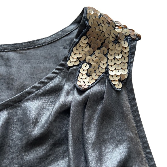 H&M Black Tank Top with Sequin Accent - Picture 3 of 5